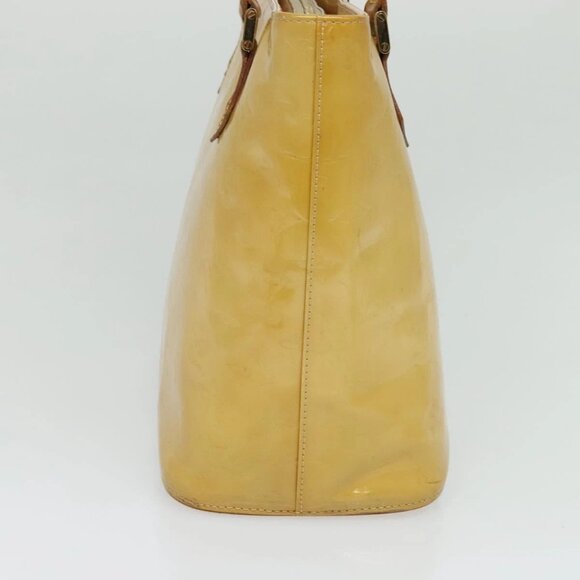 LOUIS VUITTON Monogram Vernis Houston Hand Bag Beige - Picture 4 of 15